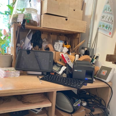 Disorganised worktop