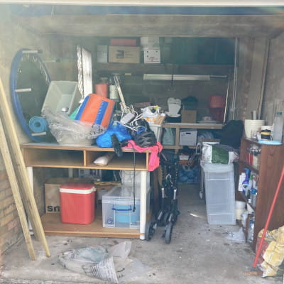 Disorganised garage